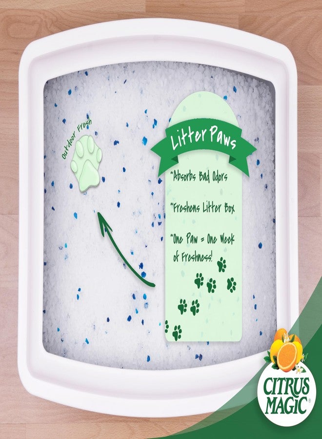 سيتريس ماجيك أقراص سيتروس ماجيك للتحكم برائحة الحيوانات الأليفة، مناسبة لفضلات القطط، برائحة منعشة في الهواء الطلق، 6 قطع، عبوة من قطعتين - Image 3